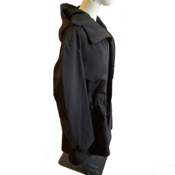 Y-3 Adidas/Yohji Yamamoto Hooded Double Zip Fishtail Coat - Picture 9 of 16